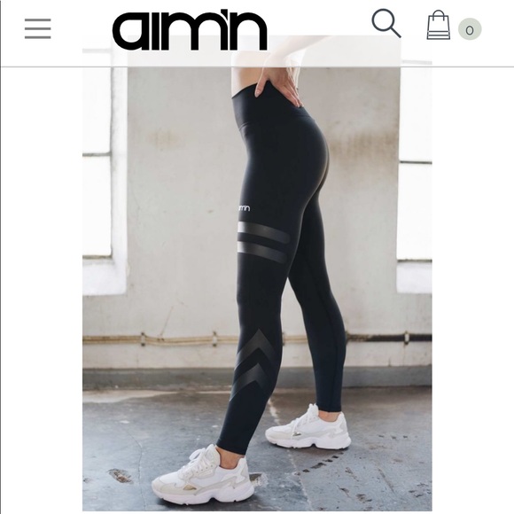 AIM’N Gray Tribe Leggings - Picture 1 of 6